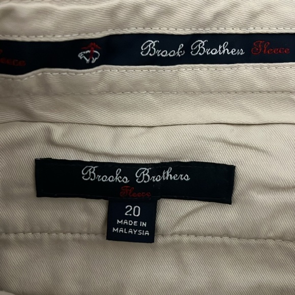 Two pairs Brooks Brothers Boys Flat From Khakis Chinos 20 - Picture 4 of 13